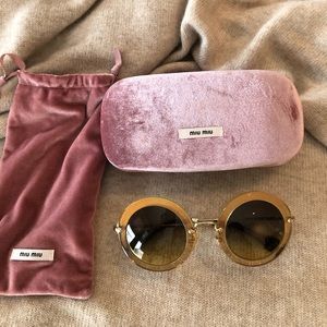 Miu Miu Round Sunglasses